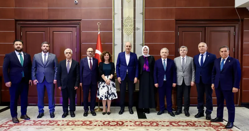 TBMM Başkanı Kurtulmuş tan Türkiye nin Astana Büyükelçiliği ne ziyaret