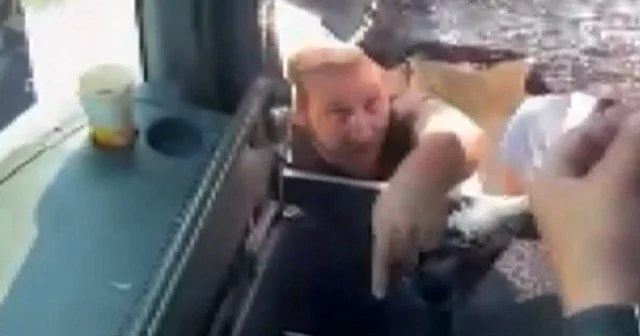Aydın’da magandalar turistlerin taşındığı otobüsün önünü kesip şoföre taşla saldırdı VİDEO İZLE