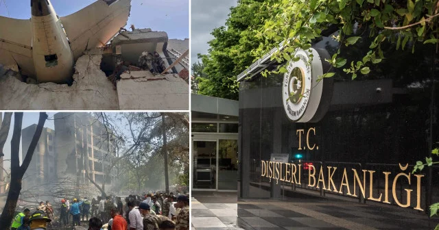 Dışişleri Hindistan daki uçak kazasıyla ilgili taziye yayımladı Gündem Haberleri