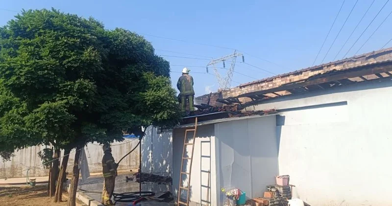 Yangında alevlerin arasında kalan bebek hayata tutunamadı