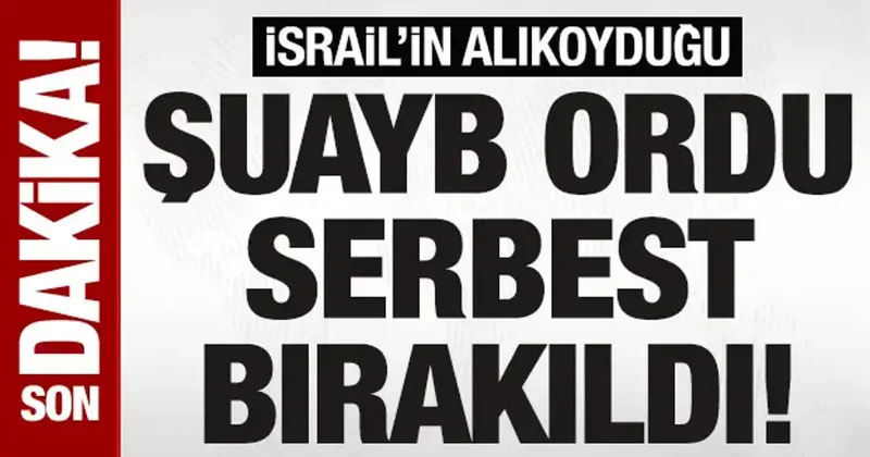 SON DAKİKA: İsrail’in alıkoyduğu Şuayb Ordu ve diğer 5 aktivist serbest bırakıldı