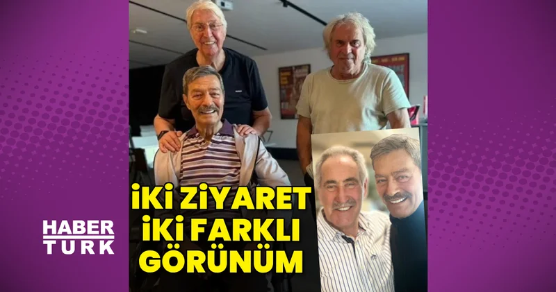 Kadir İnanır a aynı gün iki ziyaret: Usta oyuncunun iki farklı görünümü