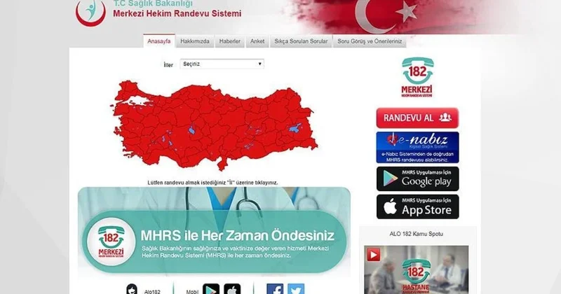 MHRS de tepki çeken uygulama kaldırıldı Sözcü Gazetesi