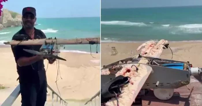 Şile denizinde panik! Kamikaze dronuna benzer cisim bulundu