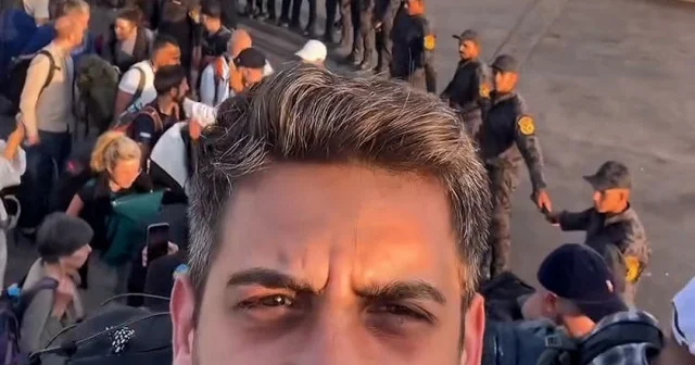 Filistin’e destek için Mısır’a giden Türk gazeteci terörist muamelesiyle deport edildiği anları paylaştı VİDEO İZLE