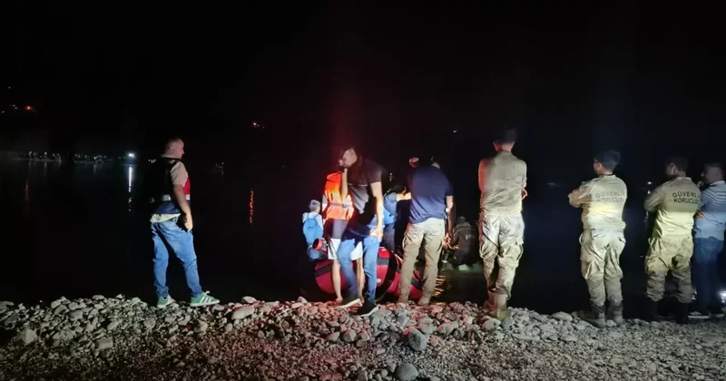 Balık tutmak için nehre giren şahıs Murat Nehri ne kapıldı