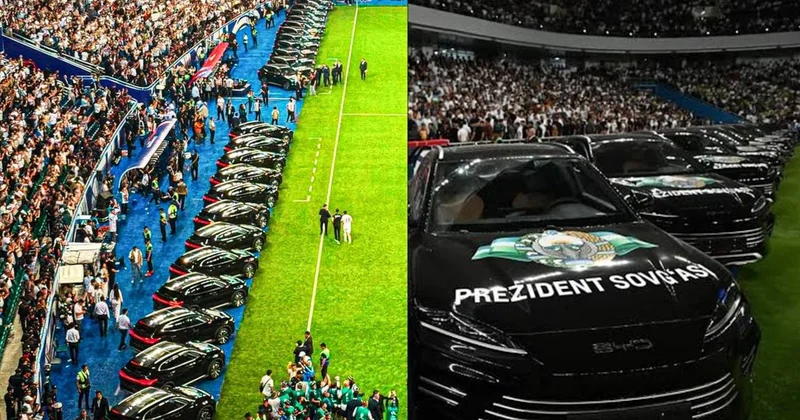 Dünya Kupası na kalınca hepsine araba dağıttılar! Sözcü Gazetesi