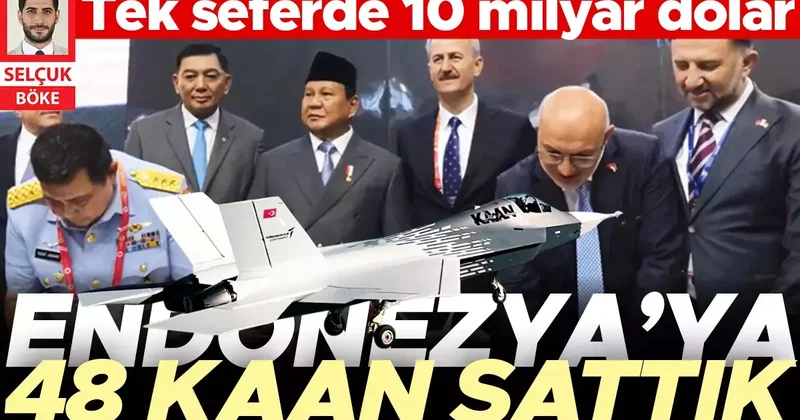 Tarihi imza rekor ihracat: Endonezya’ya 48 KAAN satışı