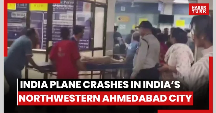 Hospital scenes after Air India plane crashes in India’s northwestern Ahmedabad city