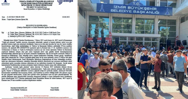 CHP li İzmir Büyükşehir Belediyesi 800 kişiyi işten çıkarıyor İzmir Haberleri