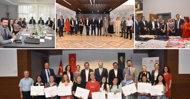 Kadın yükümlüler için yeni bir başlangıç: Meslek edindirme programında sertifikalar dağıtıldı Ekonomi Haberleri