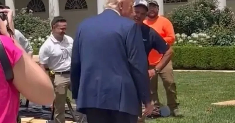 Trump ın pantolonundaki detay sosyal medyayı karıştırdı Sözcü Gazetesi