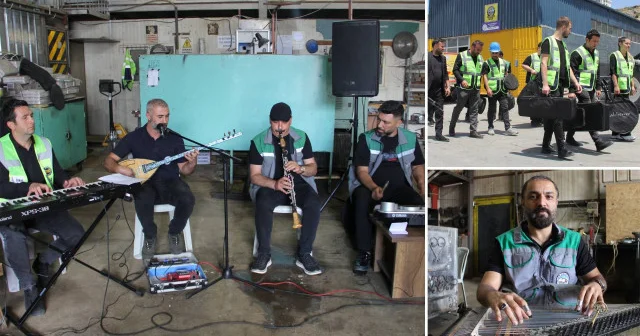 Belediye çalışanları müzik grubu kurdu: Grup Şantiye Kültür Sanat Haberleri