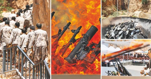 47 yıllık terörün bitmesi için ilk adım: PKK silah bırakmaya başladı Yerel Gündem Haberleri