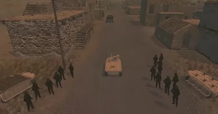 Bu araçta ne asker var ne şoför, 3 ü bir arada! Komutan sahaya iniyor
