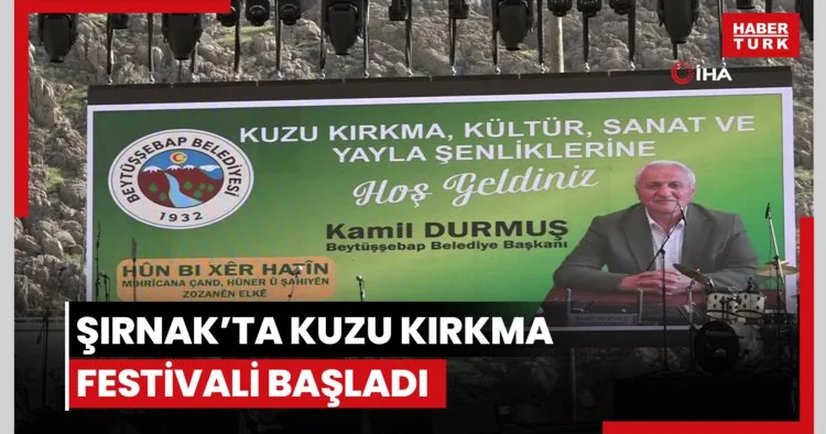 Şırnak’ta kuzu kırkma festivali başladı