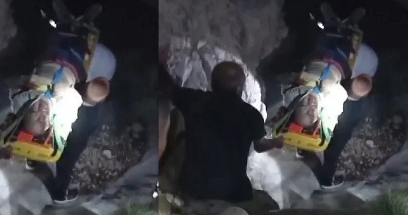 Erzincan da korkunç kaza: Kayalıklardan düşen yaşlı adam öldü