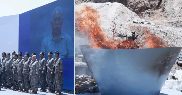 Terör örgütü PKK lı ilk grubun silahlarını yakması dünya basınında geniş yankı buldu: İngilizler üç ülkeyi işaret etti Gündem Haberleri