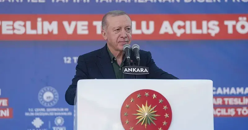 Cumhurbaşkanı Erdoğan: Ankara yı tüm ilçeleriyle hizmete kavuşturuyoruz