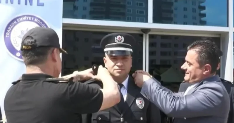 Emniyetin töreni mi AKP’nin töreni mi? İlçe başkanı polise rütbe taktı! Sözcü Gazetesi
