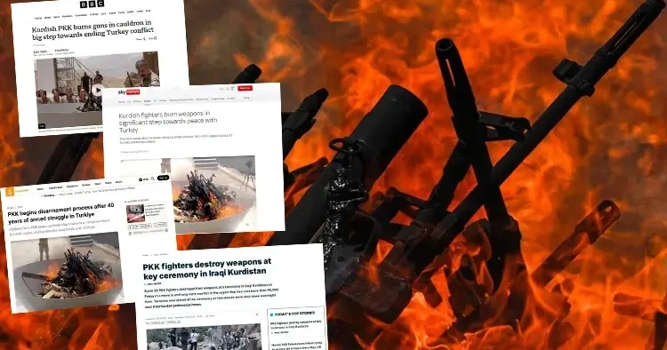 Terör örgütü PKK nın silah bırakması dış basında! Kritik bir dönüm noktası: Etkileri Irak, Suriye ve İran da hissedilecek