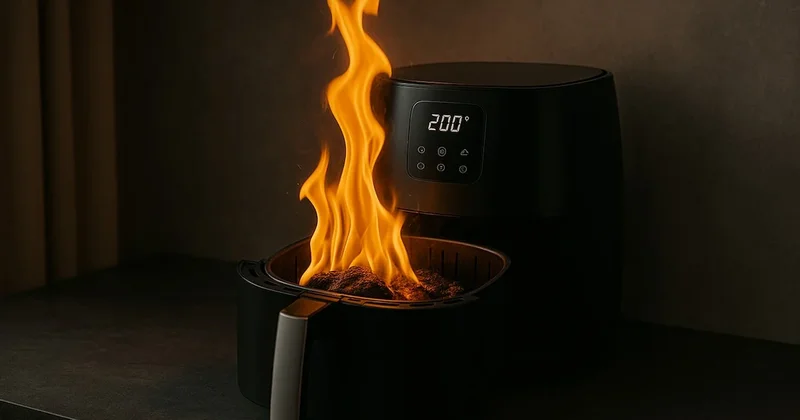 Airfryer’da bunu asla pişirmeyin! Saniyeler içinde alev alıyor Sözcü Gazetesi