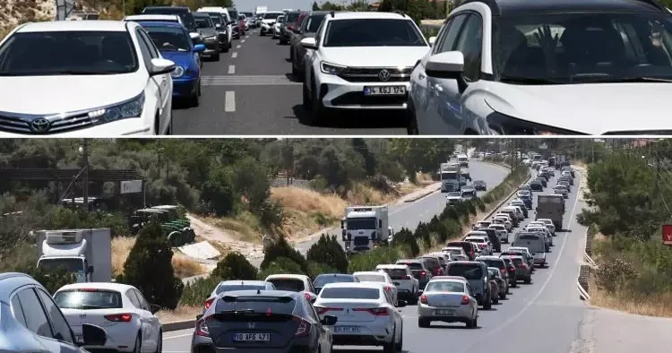 Bir ucu Aydın diğer ucu Muğla da! 60 kilometrelik karayolu tıkandı
