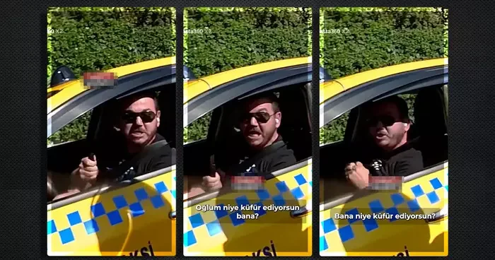 Trafikte taksici dehşeti: Önce yanından sıfır geçti, ardından bıçak çekti! Sosyal medyayı ikiye böldü