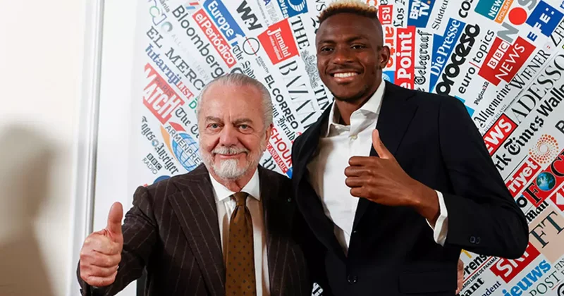 Napoli nin Osimhen planı ortaya çıktı! 75 milyon Euro dan fazlasını isteyecekler