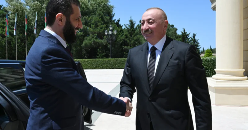 Aliyev ve Şaraa Bakü de buluştu Sözcü Gazetesi