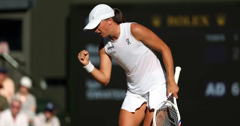 Iga Swiatek ten Wimbledon da tarihi zafer! 37 yıl sonra bir ilk Sözcü Gazetesi