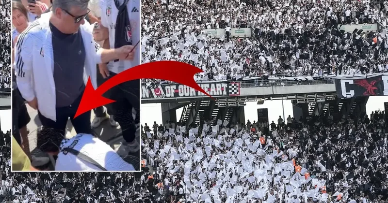 Beşiktaş taraftarı çıldırdı! Sevinçten Serdal Adalı nın ayağını öptüler