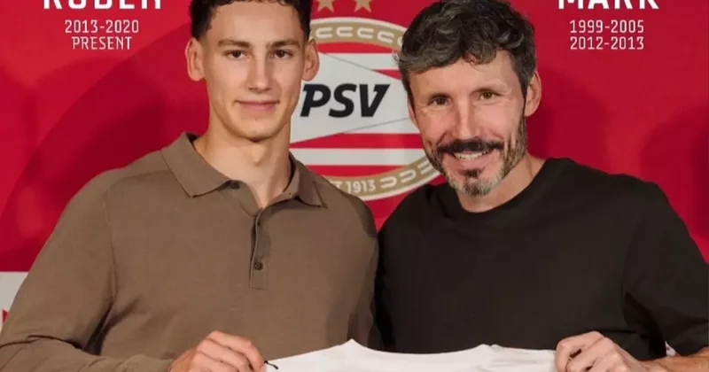Mark van Bommel in Oğlu Ruben, babasının efsane olduğu kulübe imza attı