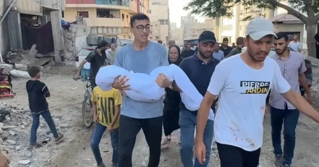 İşgal ordusu saldırılara devam ediyor: Gazzeli birçok çocuk katledildi VİDEO İZLE