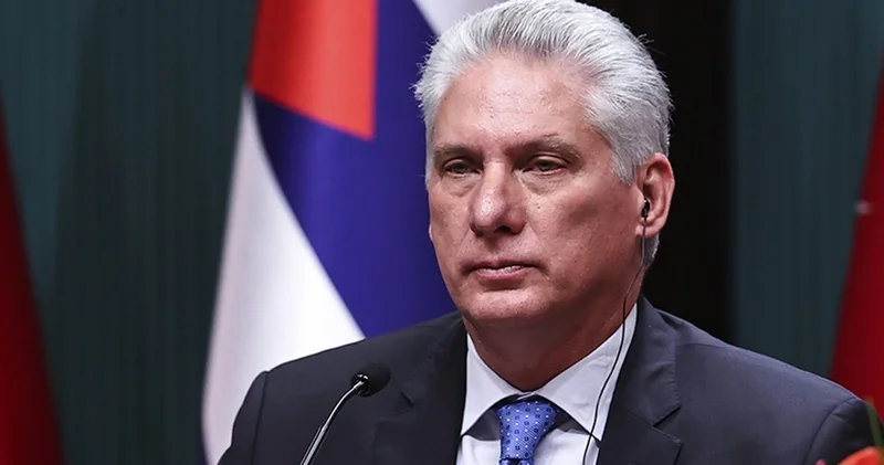 ABD den Küba Devlet Başkanı Diaz Canel e yaptırım kararı