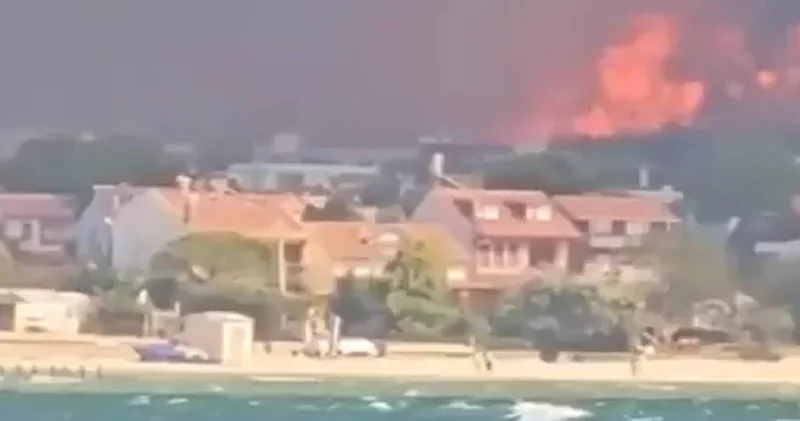 Çanakkale’deki orman yangınlarında 348 kişi kurtarıldı