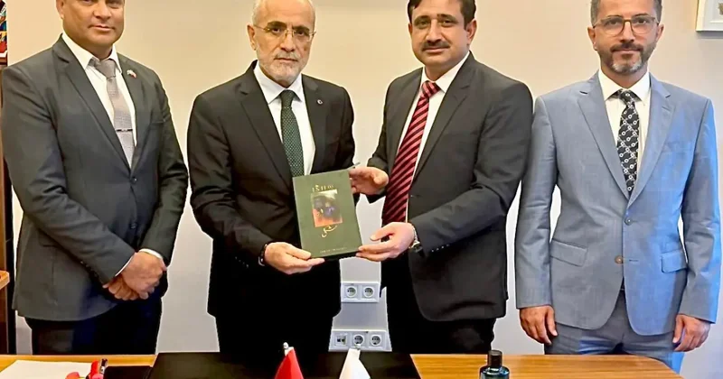 Pakistanlı Kültür Müşaviri Adeel Ahmed den Yalçın Topçu ya ziyaret