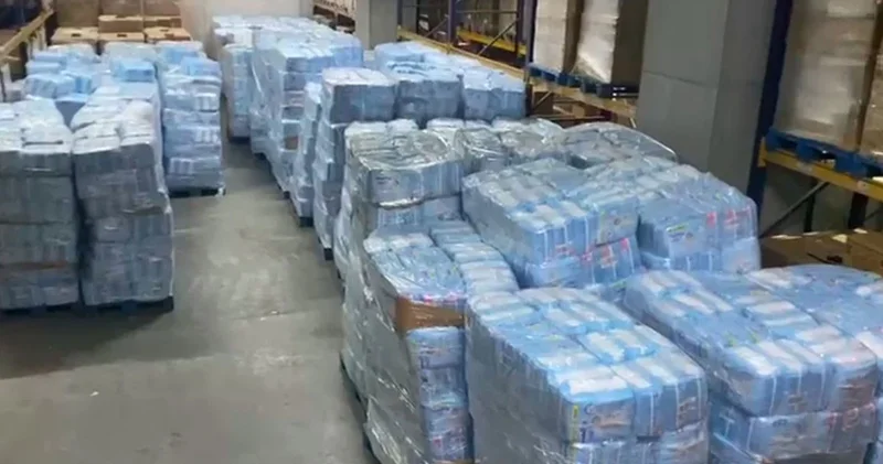 55 bin dolarlık bebek bezi hırsızlığı; Rusya ya satılan ürünleri nakliyeci çaldı