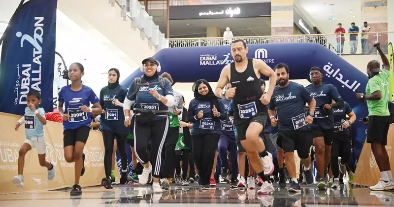 Dubai AVM’lerinde klimalı maraton