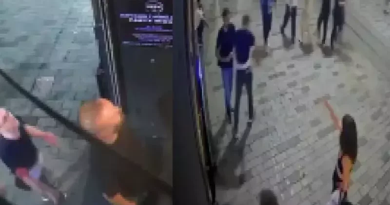 Taksim de gece kulübünde kıskandığı kadını ve kendi sevgilisini bıçakladı