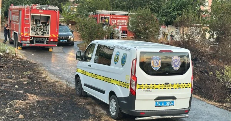 Havai fişek yangın çıkardı! 1 gözaltı