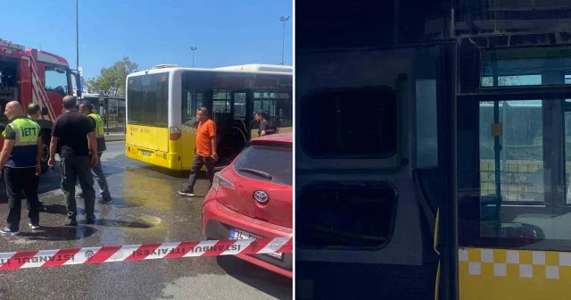 Kadıköy’de İETT otobüsünün motor kısmında yangın çıktı: İlk müdahaleyi esnaf yaptı İstanbul Haberleri