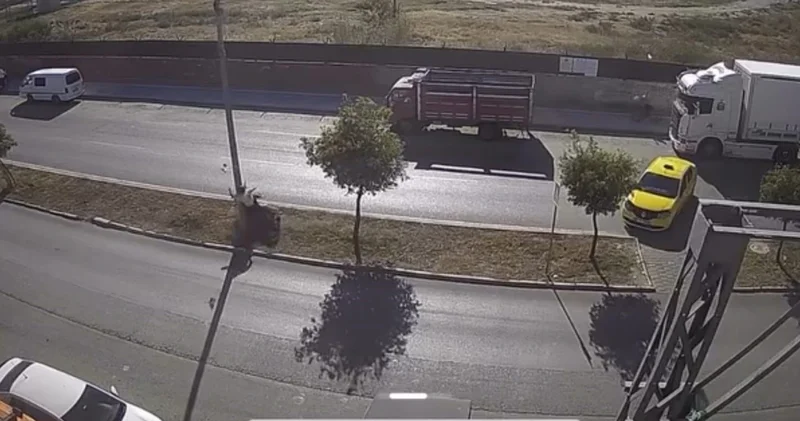 Cinayet gibi kaza kamerada