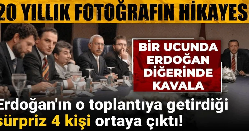 Erdoğan ın Osman Kavala ile yaptığı toplantıya getirdiği sürpriz 4 isim ortaya çıktı