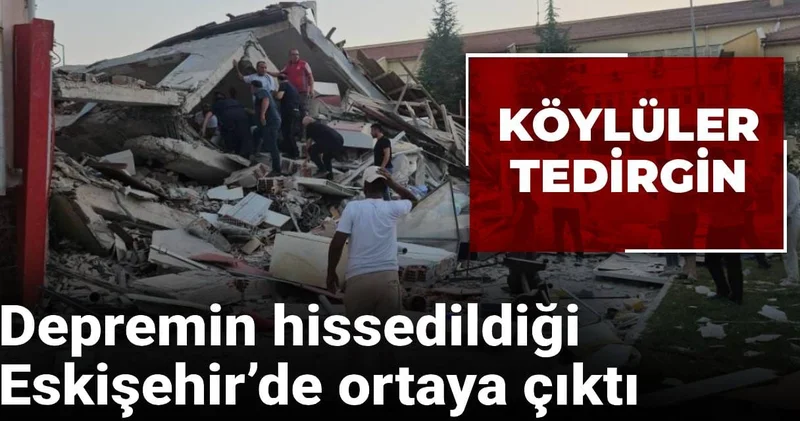 Depremin hissedildiği Eskişehir’de ortaya çıktı: Göreni tedirgin etti