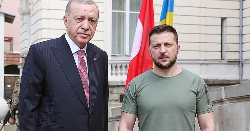 Cumhurbaşkanı Erdoğan, Ukrayna Devlet Başkanı Zelenski ile görüştü