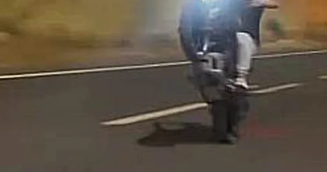 Motosikletiyle trafiğe tehlikeye atan sürücüye 20 bin lira ceza Kahramanmaraş Haberleri