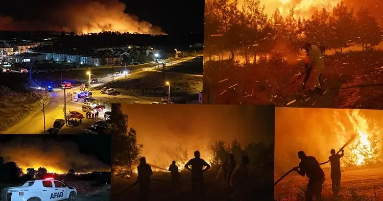 Son dakika... Çanakkale, Hatay ve Edirne de orman yangını! Müdahale devam ediyor, tahliyeler başladı
