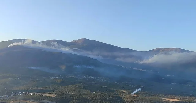 Manisa Soma daki yangın 2 nci gününde Manisa Haberleri