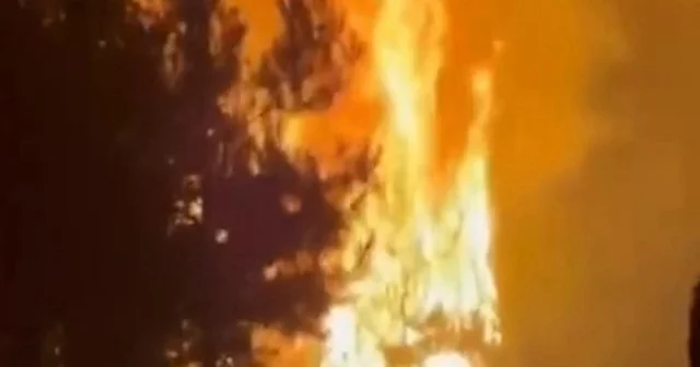 Çanakkale de orman yangınının boyutu gözler önüne serildi VİDEO İZLE